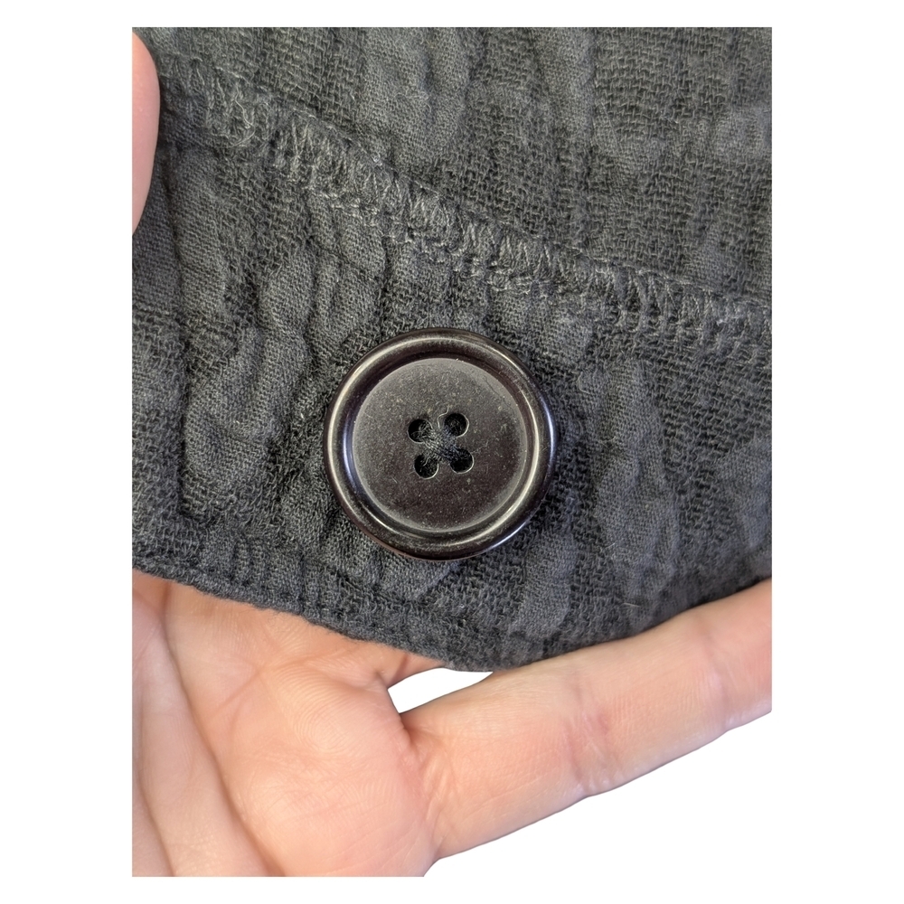 Smash + Tess x Hilary Duff Overalls Textured Black Cotton Linen  | S&T | Size XS - Picture 11 of 14